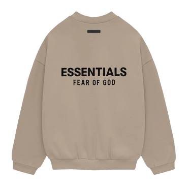 Fear of God Essentials FW24 Fleece Crewneck - Unisex - Desert Sand