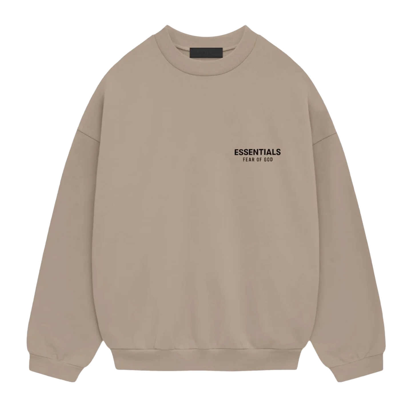 Fear of God Essentials FW24 Fleece Crewneck - Unisex - Desert Sand