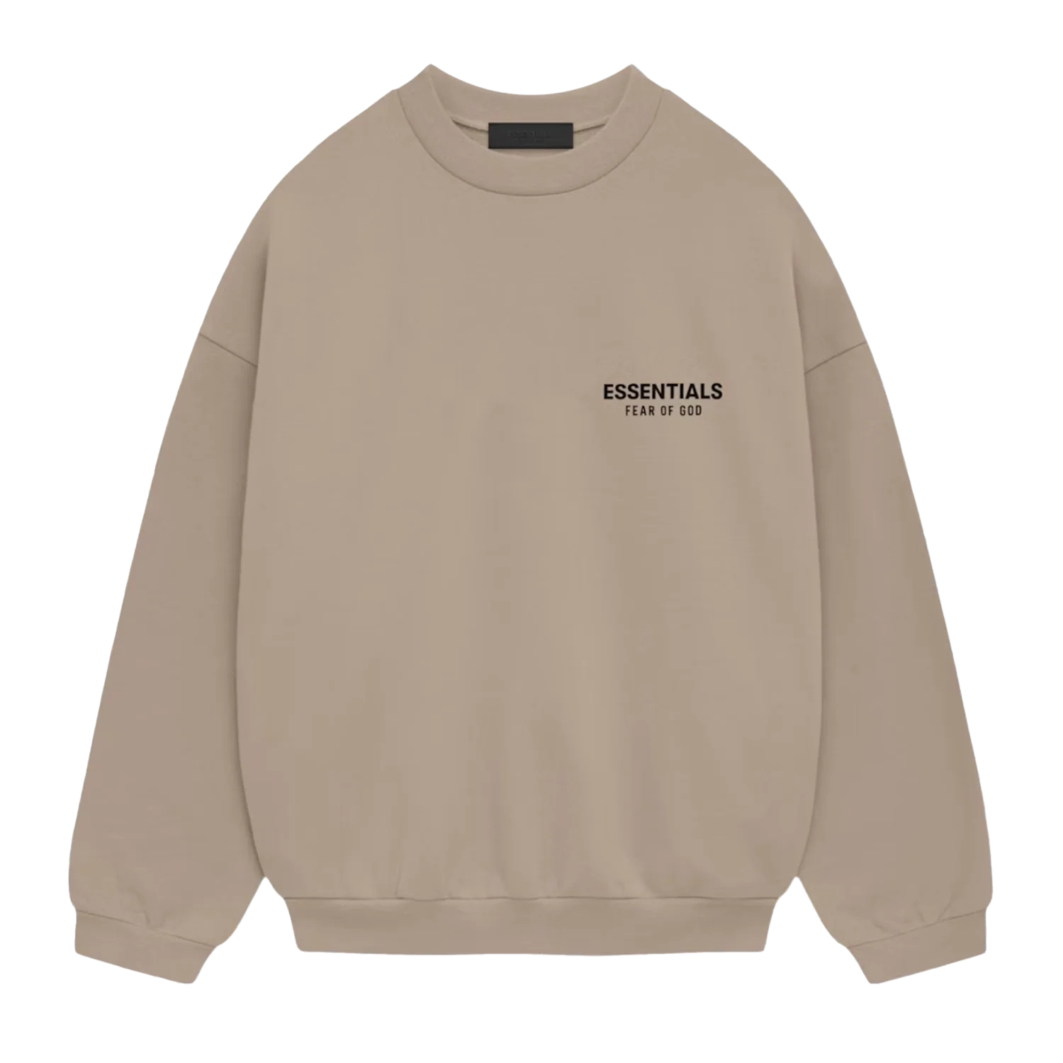 Fear of God Essentials FW24 Fleece Crewneck - Unisex - Desert Sand