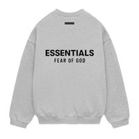 Fear of God Essentials FW24 Fleece Crewneck - Unisex - Light Heather Gray