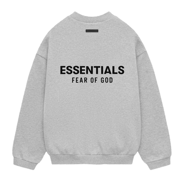 Fear of God Essentials FW24 Fleece Crewneck - Unisex - Light Heather Gray