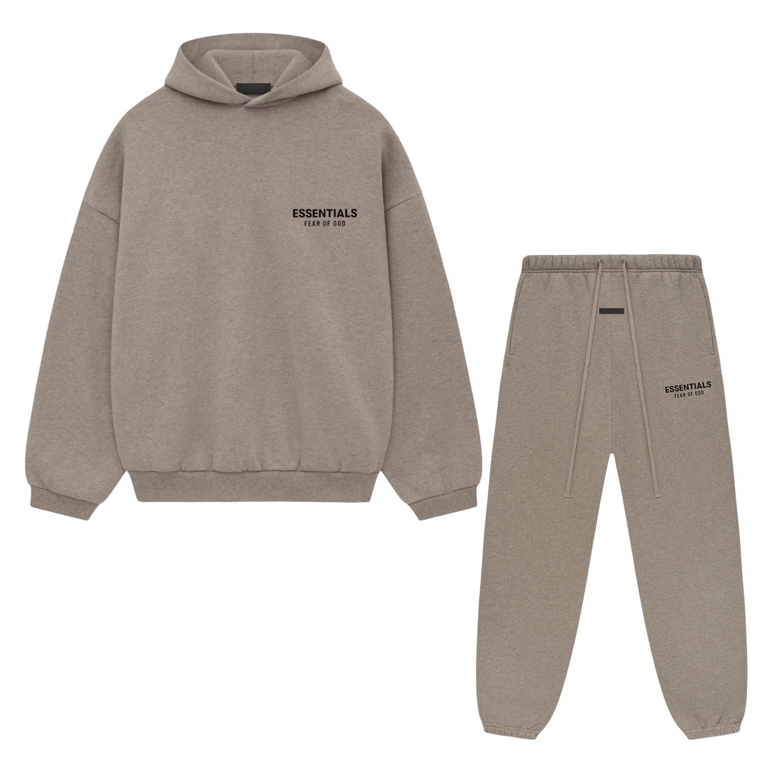 Fear of God Essentials FW24 Fleece - Unisex - Heather Gray - Full Set