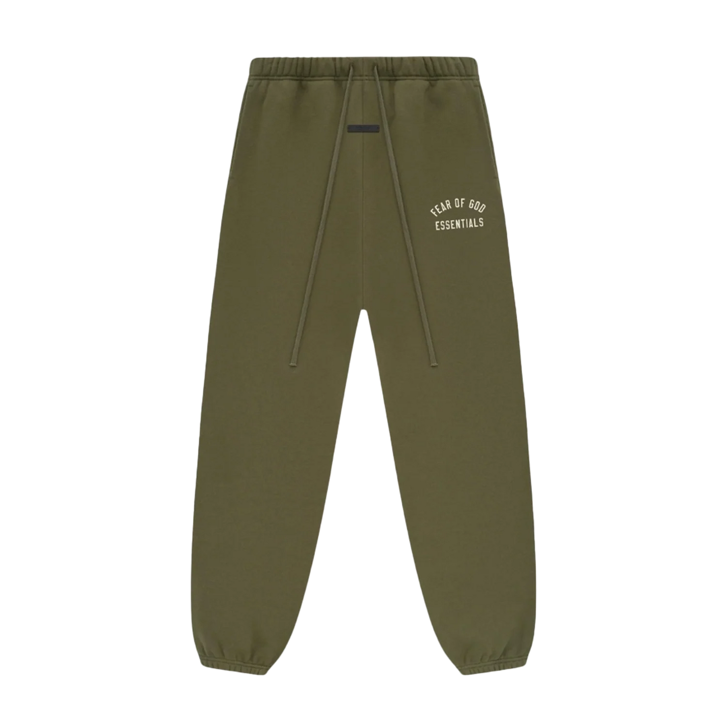 Fear of God Essentials FW24 Fleece Sweatpants - Unisex - Military