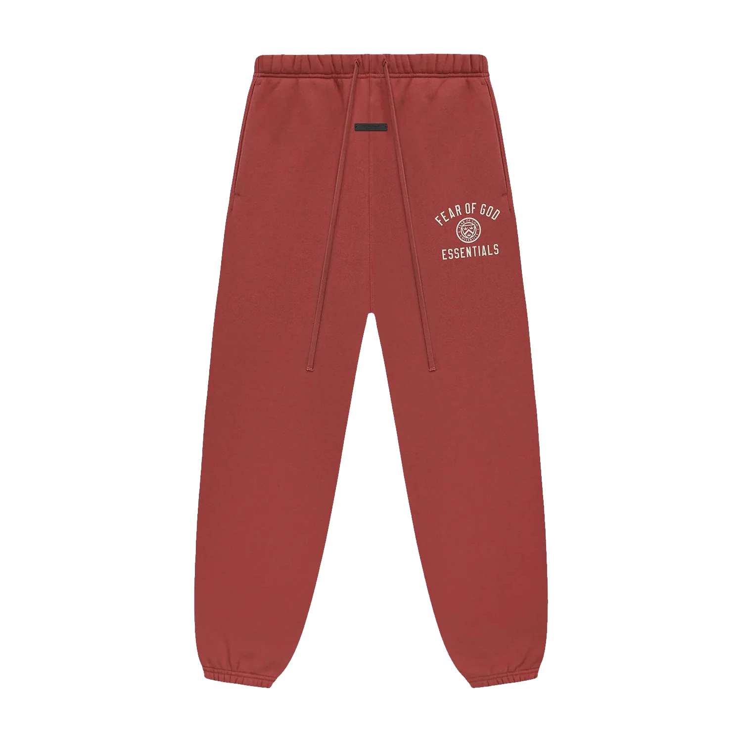 Fear of God Essentials FW24 Fleece Sweatpants - Unisex - Crimson