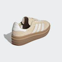 adidas Gazelle Bold - Women's - Stone Khaki Cream White