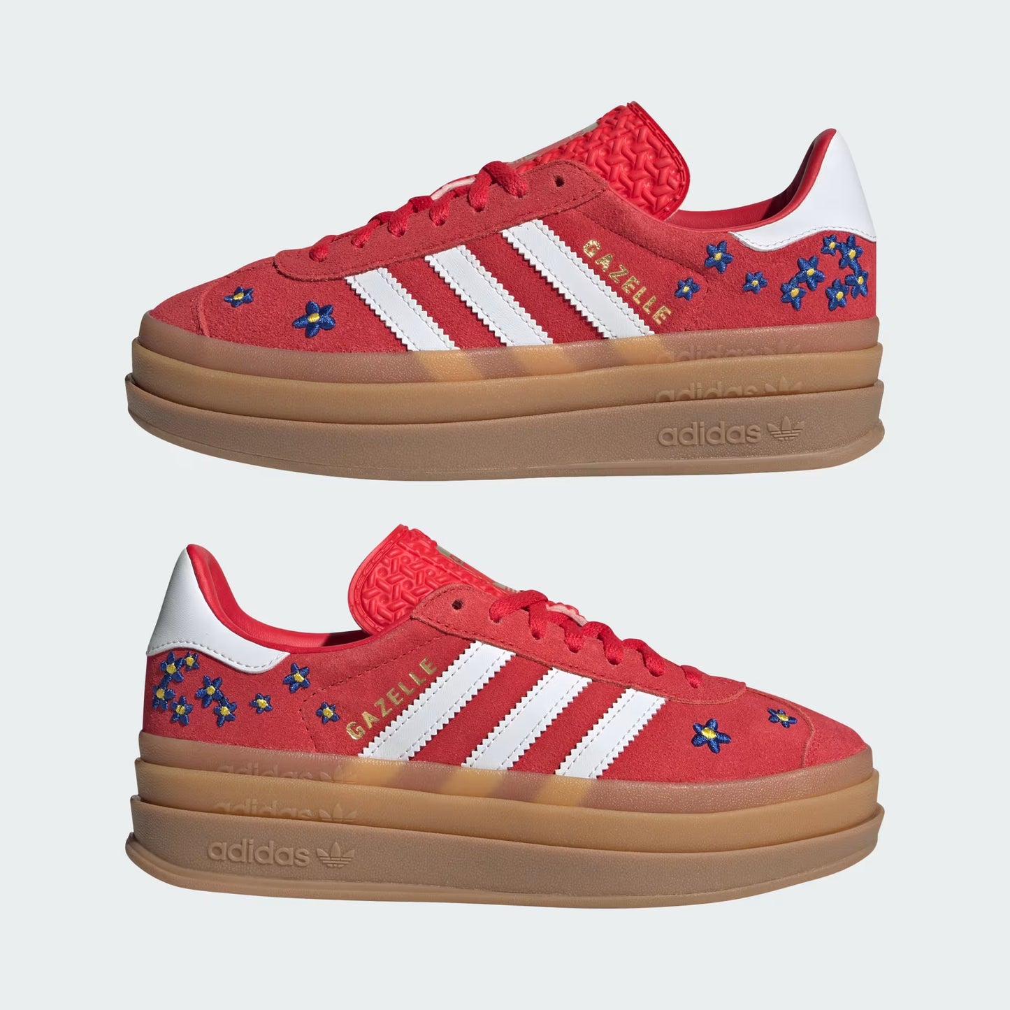 adidas Gazelle Bold - GS - Pure Ruby White Gum