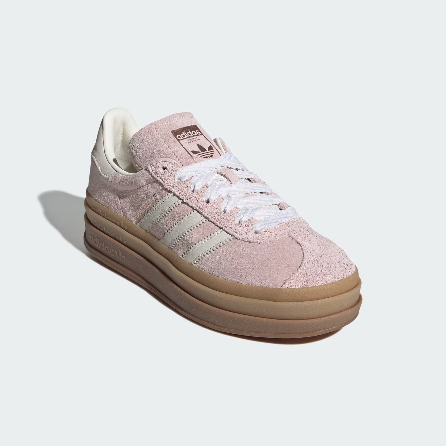 adidas Gazelle Bold - Women's - Sandy Pink Off White Copper Metallic