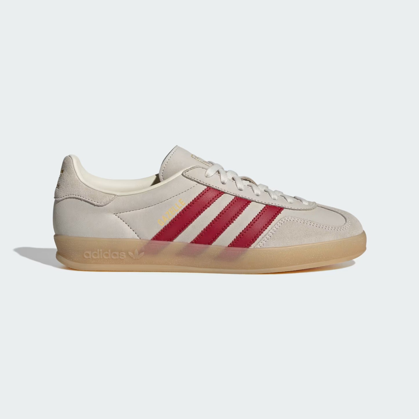 adidas Gazelle Indoor - Unisex - Cream White Red Gum