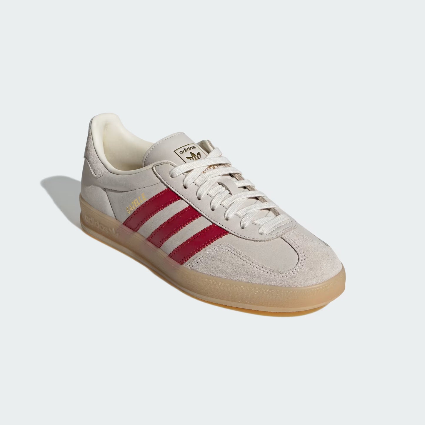 adidas Gazelle Indoor - Unisex - Cream White Red Gum