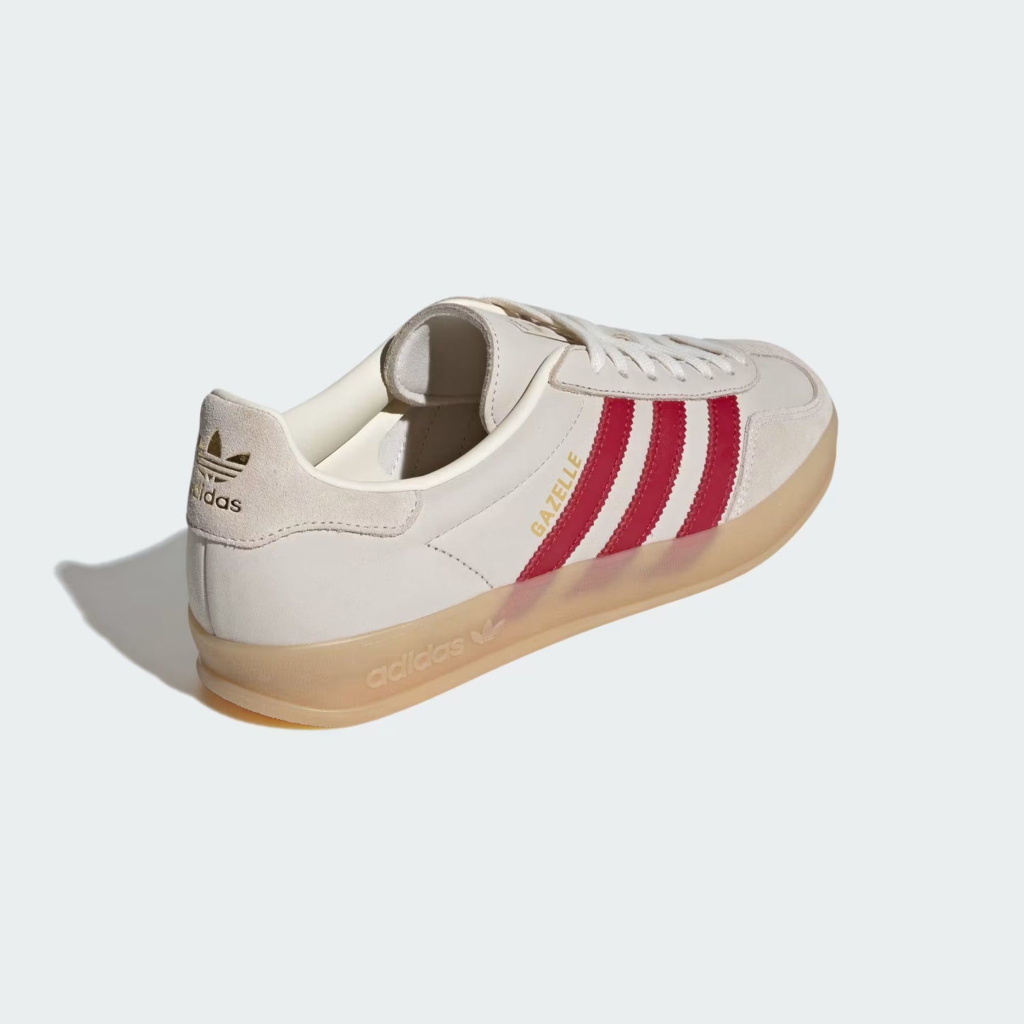 adidas Gazelle Indoor - Unisex - Cream White Red Gum
