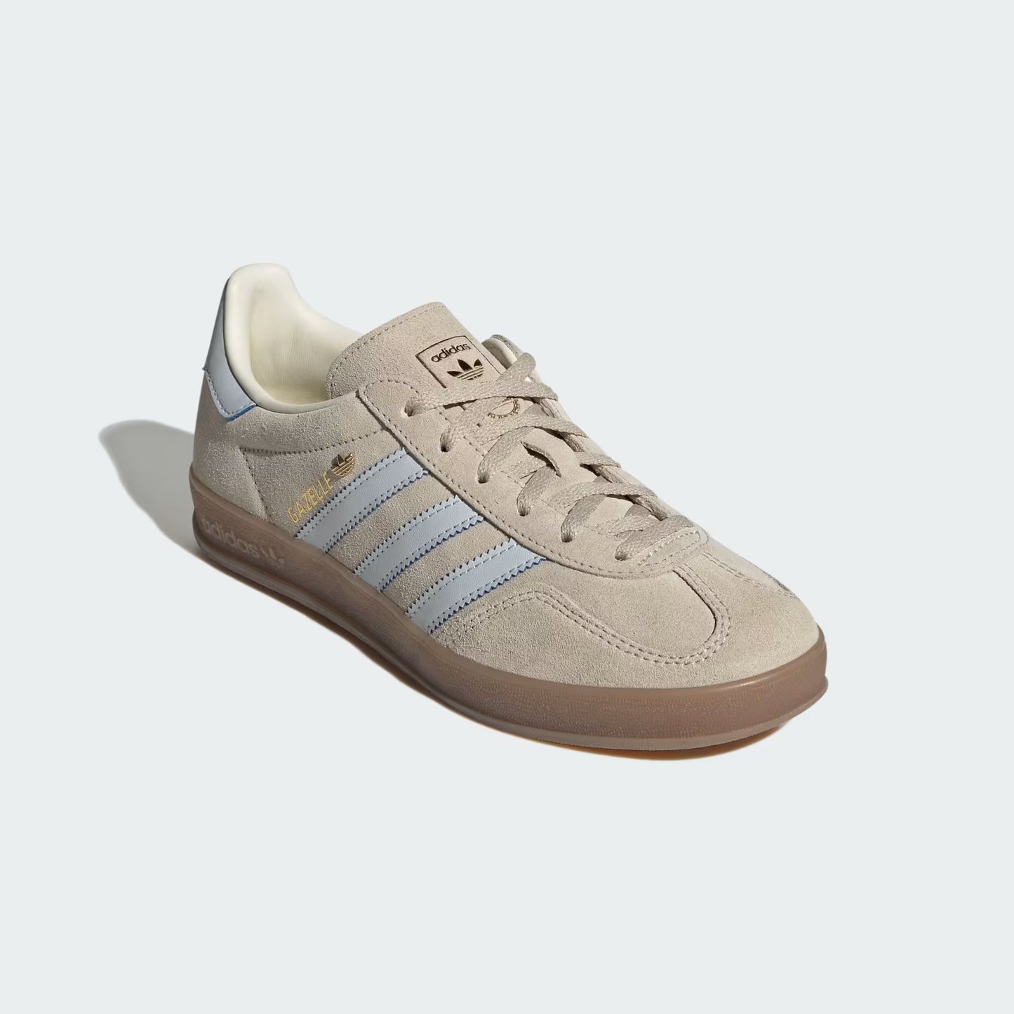 adidas Gazelle Indoor - Women's - Wonder Beige Halo Blue