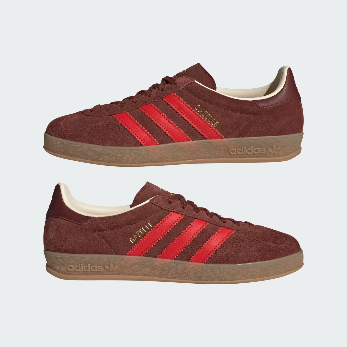 adidas Gazelle Indoor - Unisex - Fox Brown Red