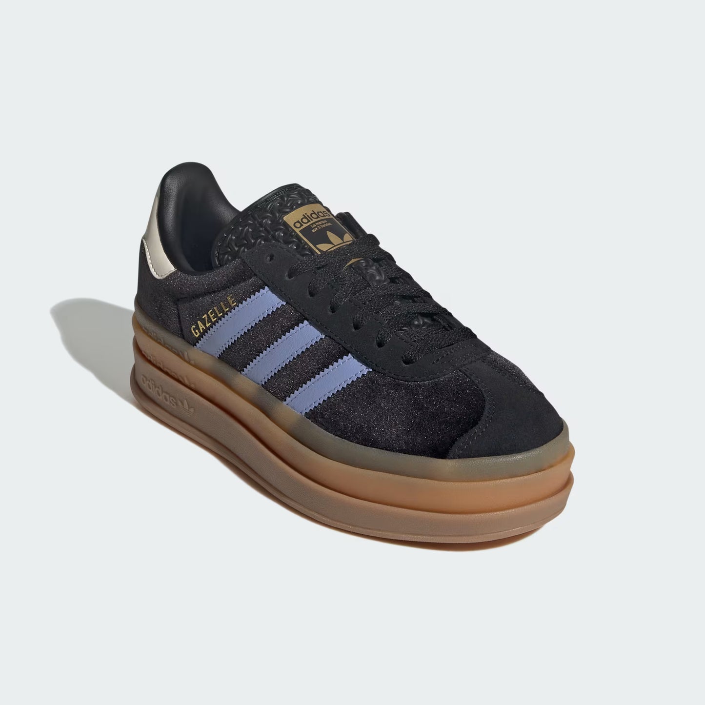adidas Gazelle Bold - GS - Core Black Blue Spark