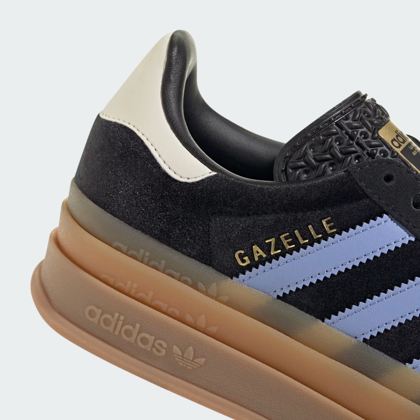 adidas Gazelle Bold - GS - Core Black Blue Spark