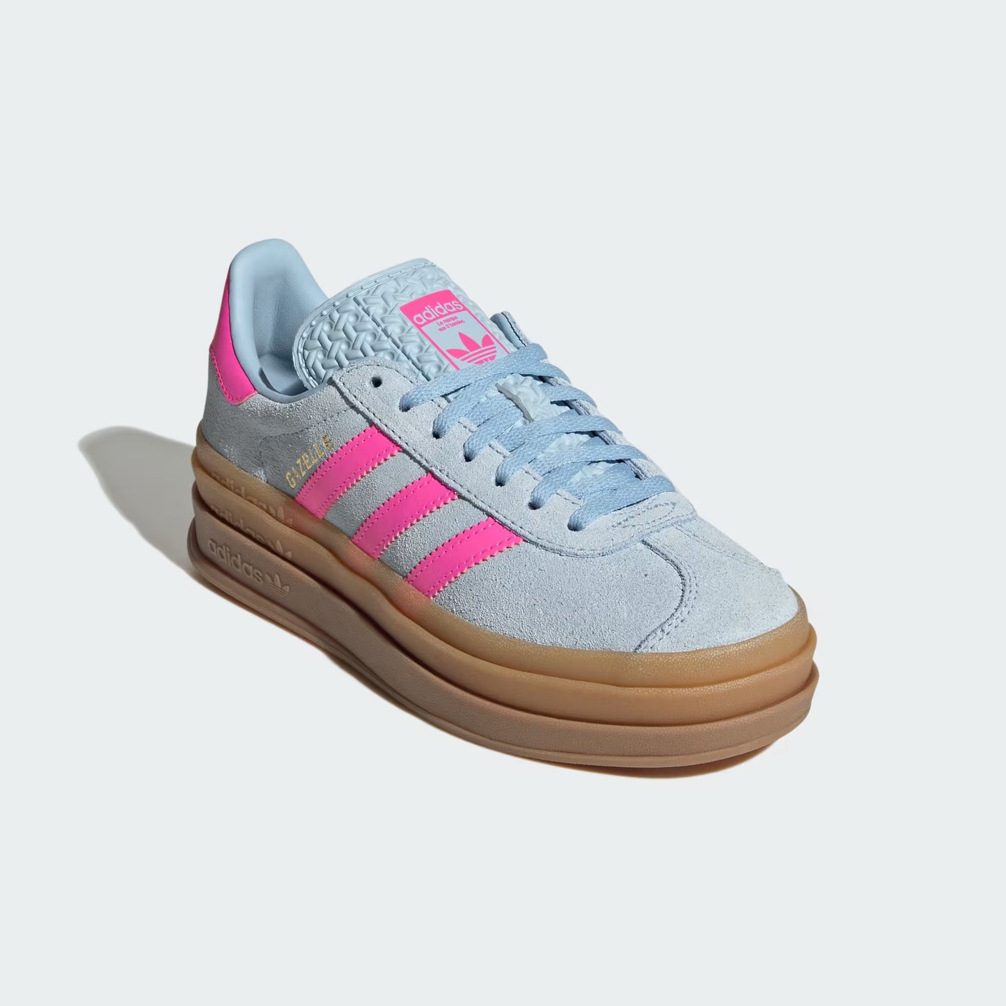 adidas Gazelle Bold - GS - Clear Sky Lucid Pink