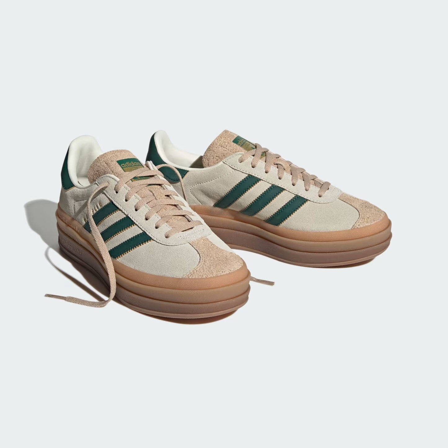 adidas Gazelle Bold - Women's - Magic Beige Collegiate Green