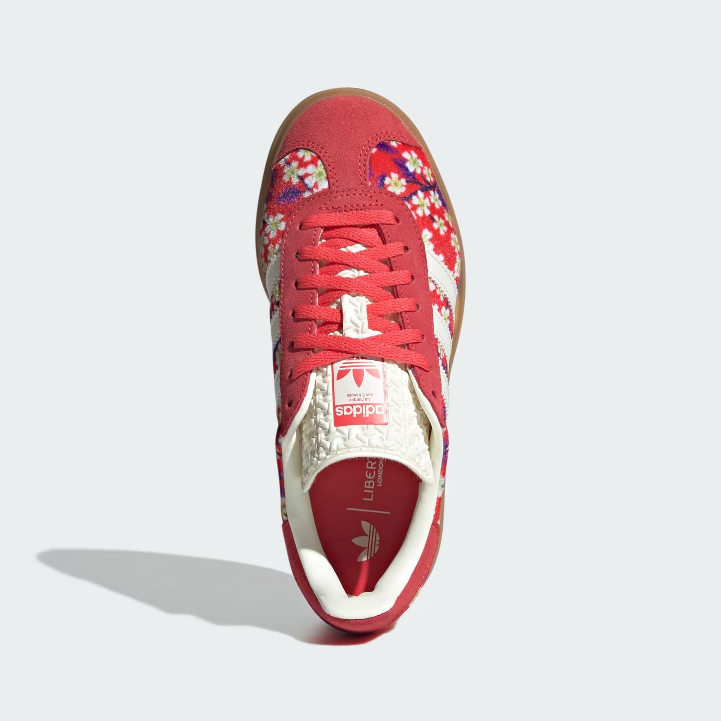adidas Gazelle Bold - GS - Liberty London Red Off White Semi Lucid Red