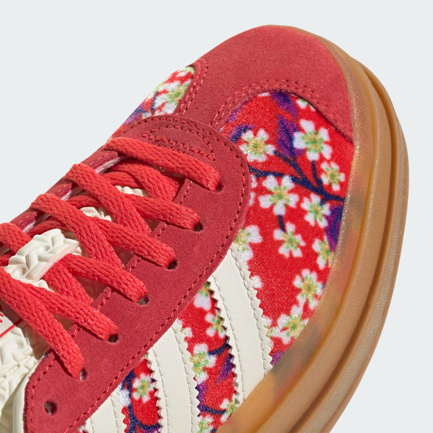 adidas Gazelle Bold - GS - Liberty London Red Off White Semi Lucid Red