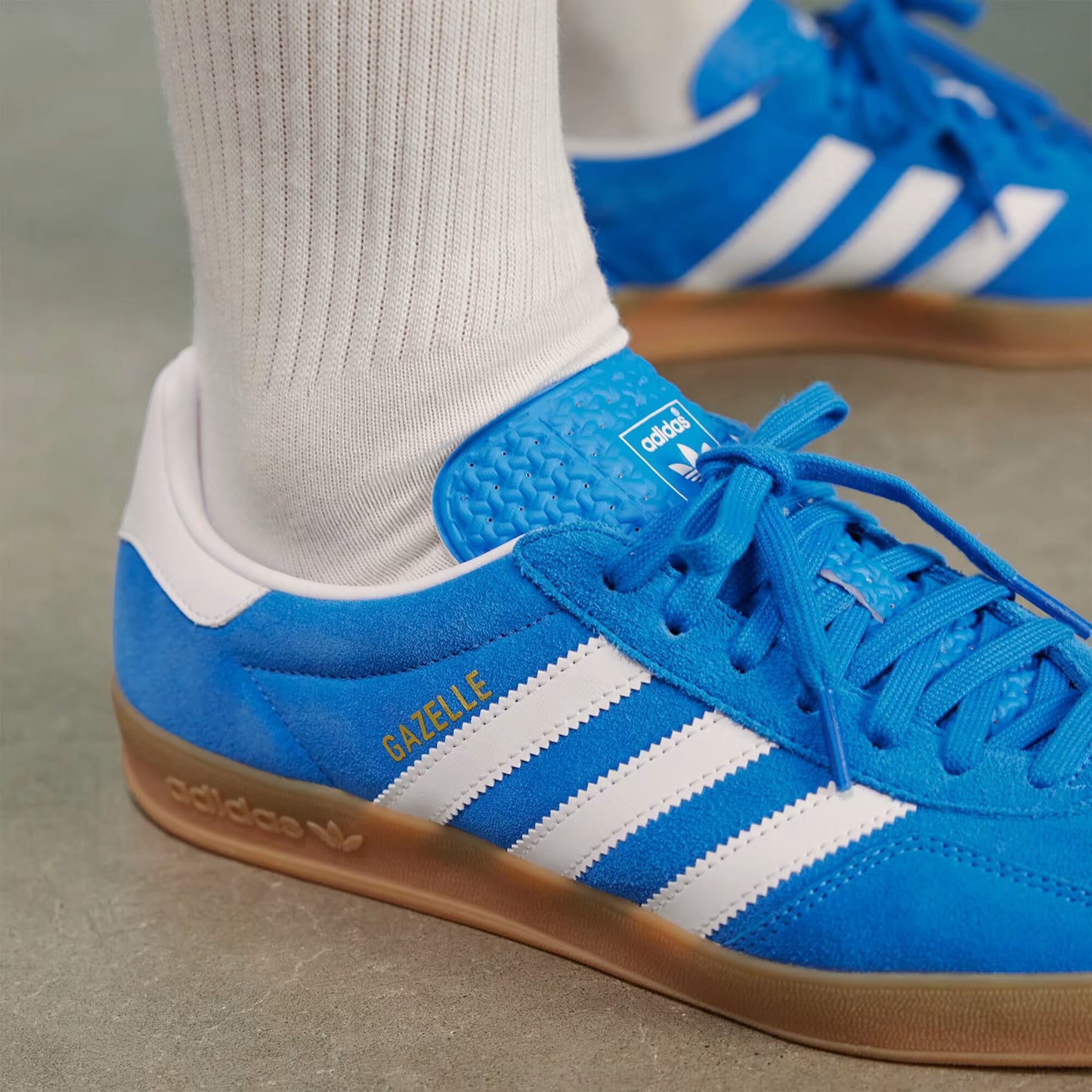 adidas Gazelle Indoor - Unisex - Blue Bird Cloud White