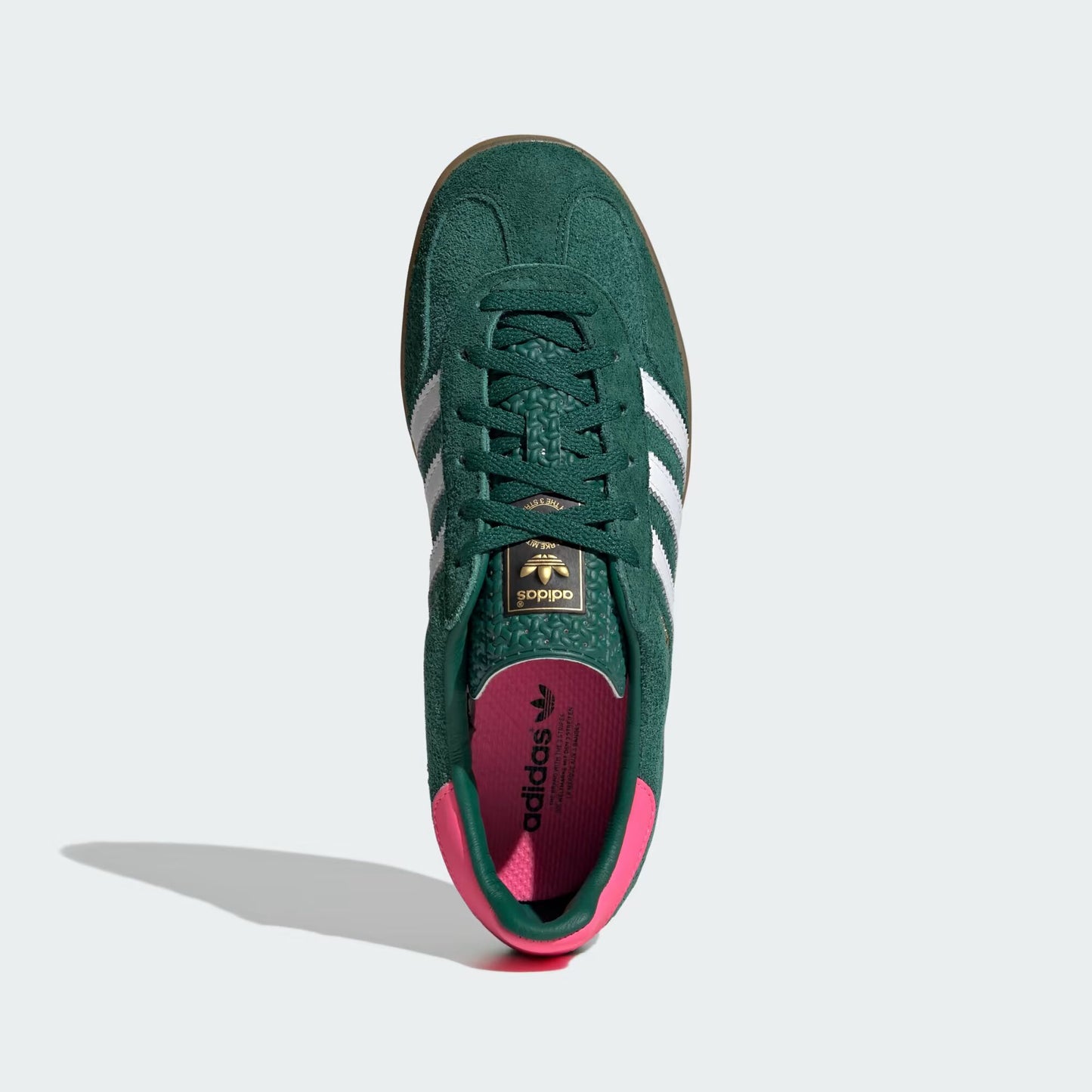 adidas Gazelle Indoor - Women's - Collegiate Green Lucid Pink