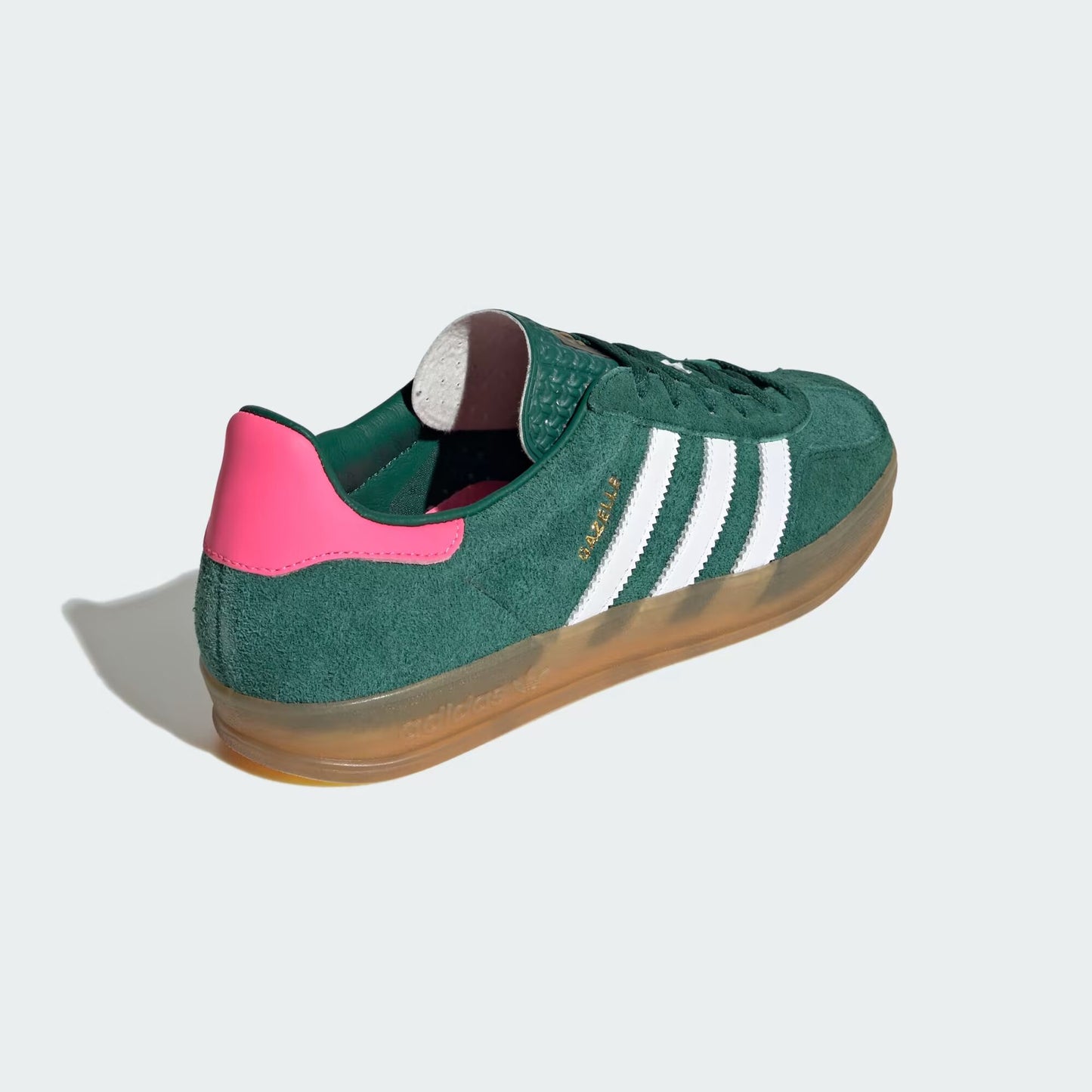 adidas Gazelle Indoor - Women's - Collegiate Green Lucid Pink