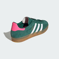 adidas Gazelle Indoor - Women's - Collegiate Green Lucid Pink