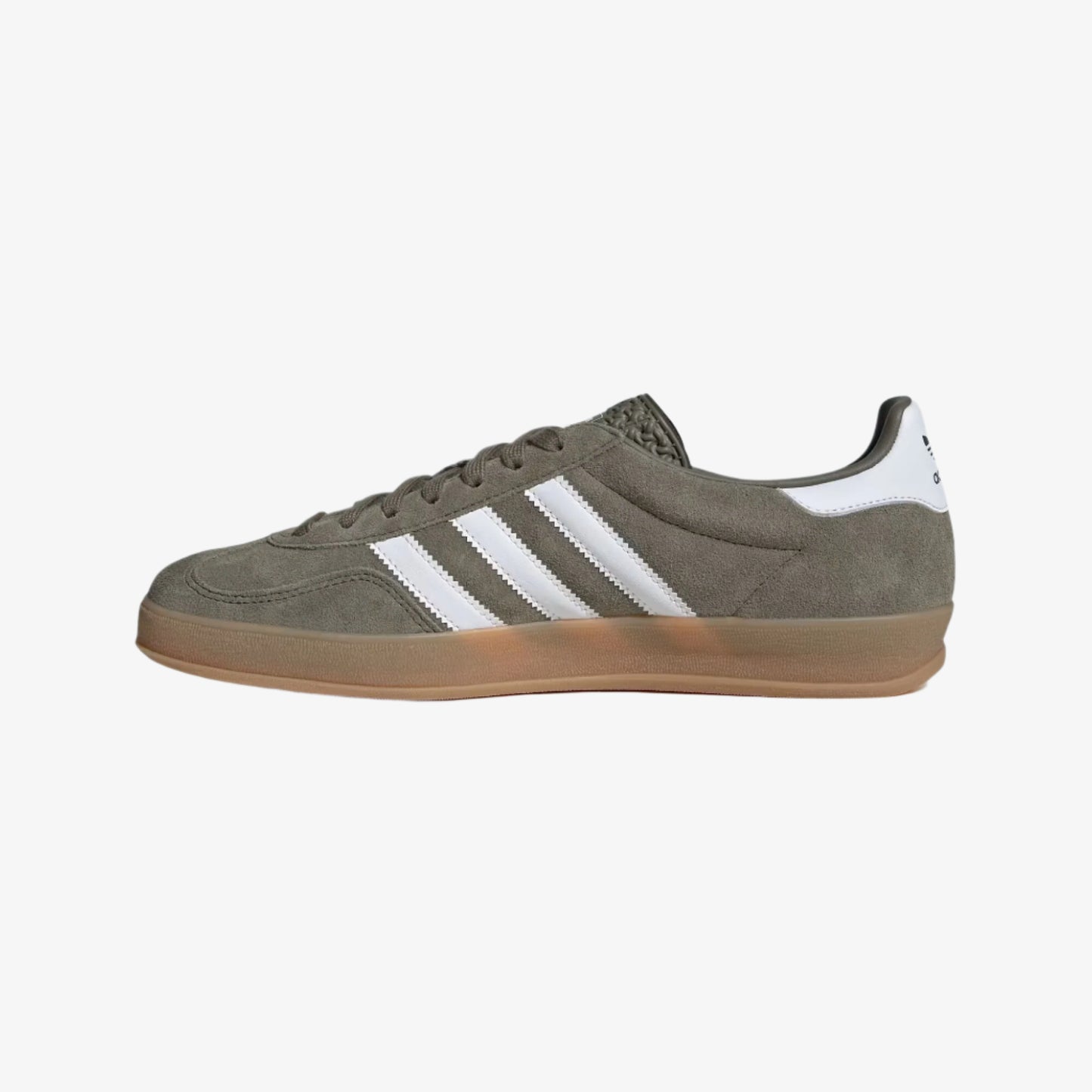 adidas Gazelle Indoor - Unisex - Olive Strata Cloud White Gum