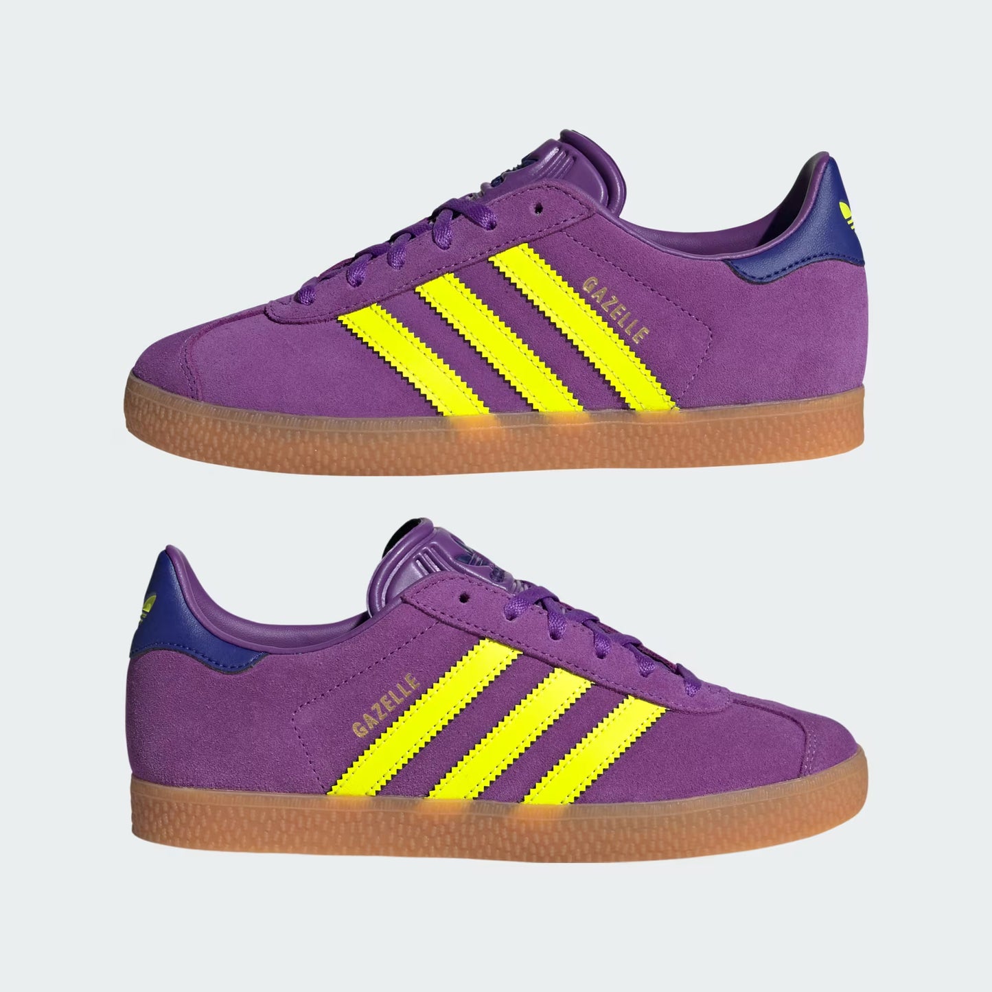 adidas Gazelle - GS - Active Purple Solar Yellow