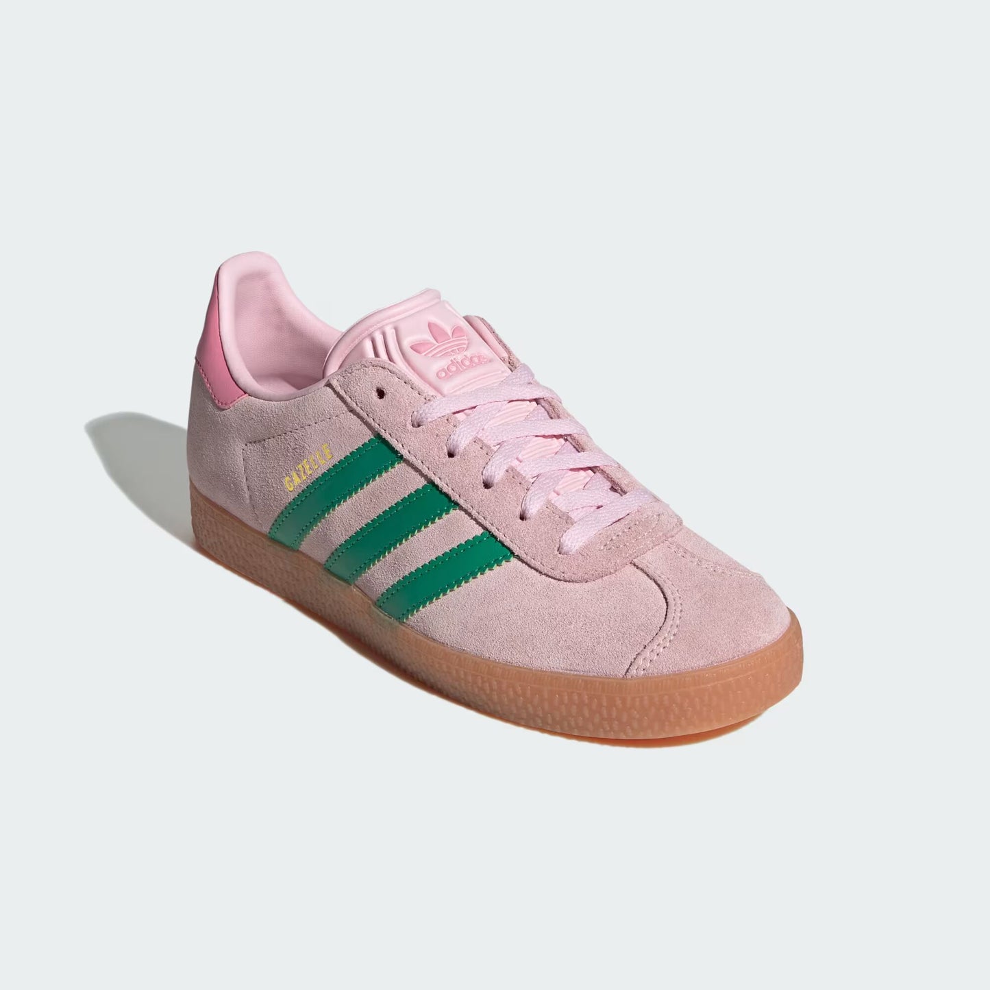 adidas Gazelle - GS - Clear Pink Court Green