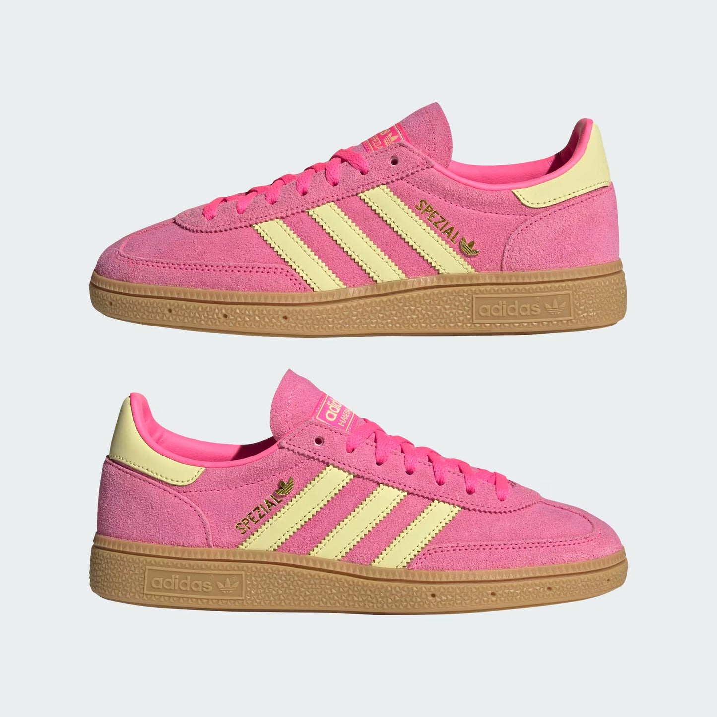 adidas Handball Spezial - Women's - Lucid Pink Almost Yellow Gold