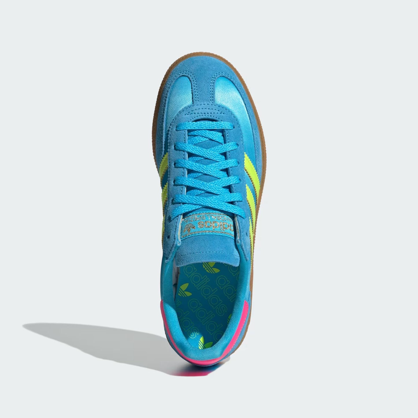 adidas Handball Spezial - Women's - Sky Rush Solar Yellow Lucid Pink