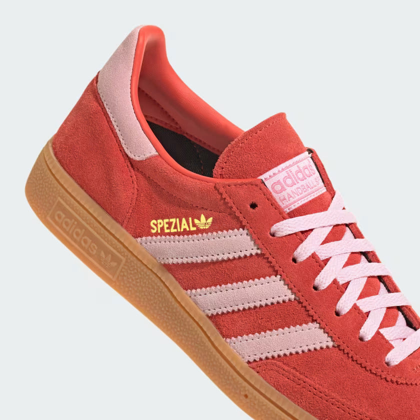 adidas Handball Spezial Dames Bright Rood Clear Pink – Sneaxx