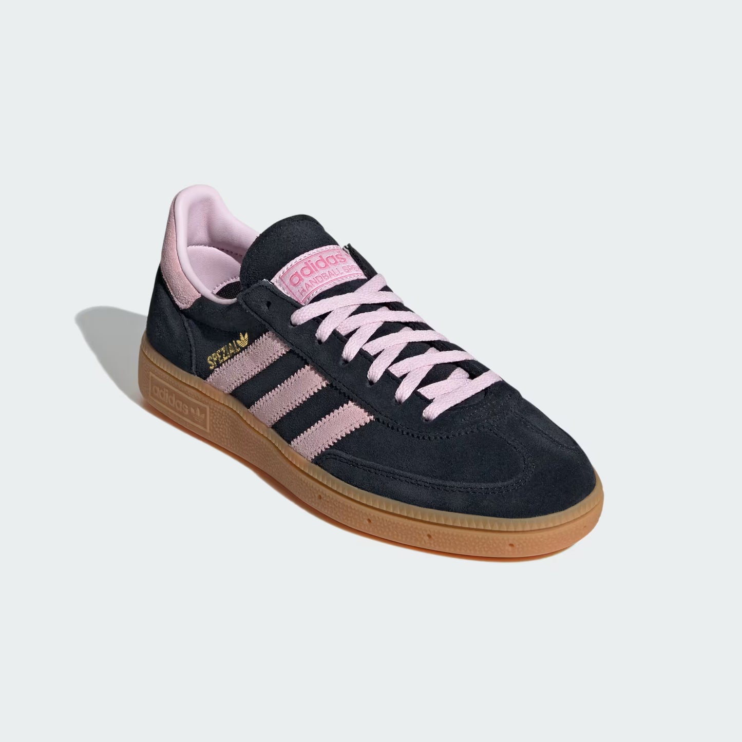 adidas Handball Spezial - Women's - Core Black Clear Pink Gum