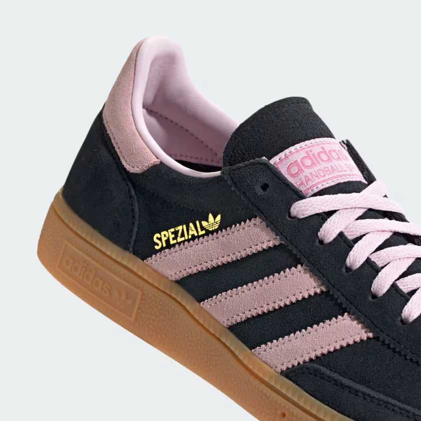 adidas Handball Spezial - Women's - Core Black Clear Pink Gum