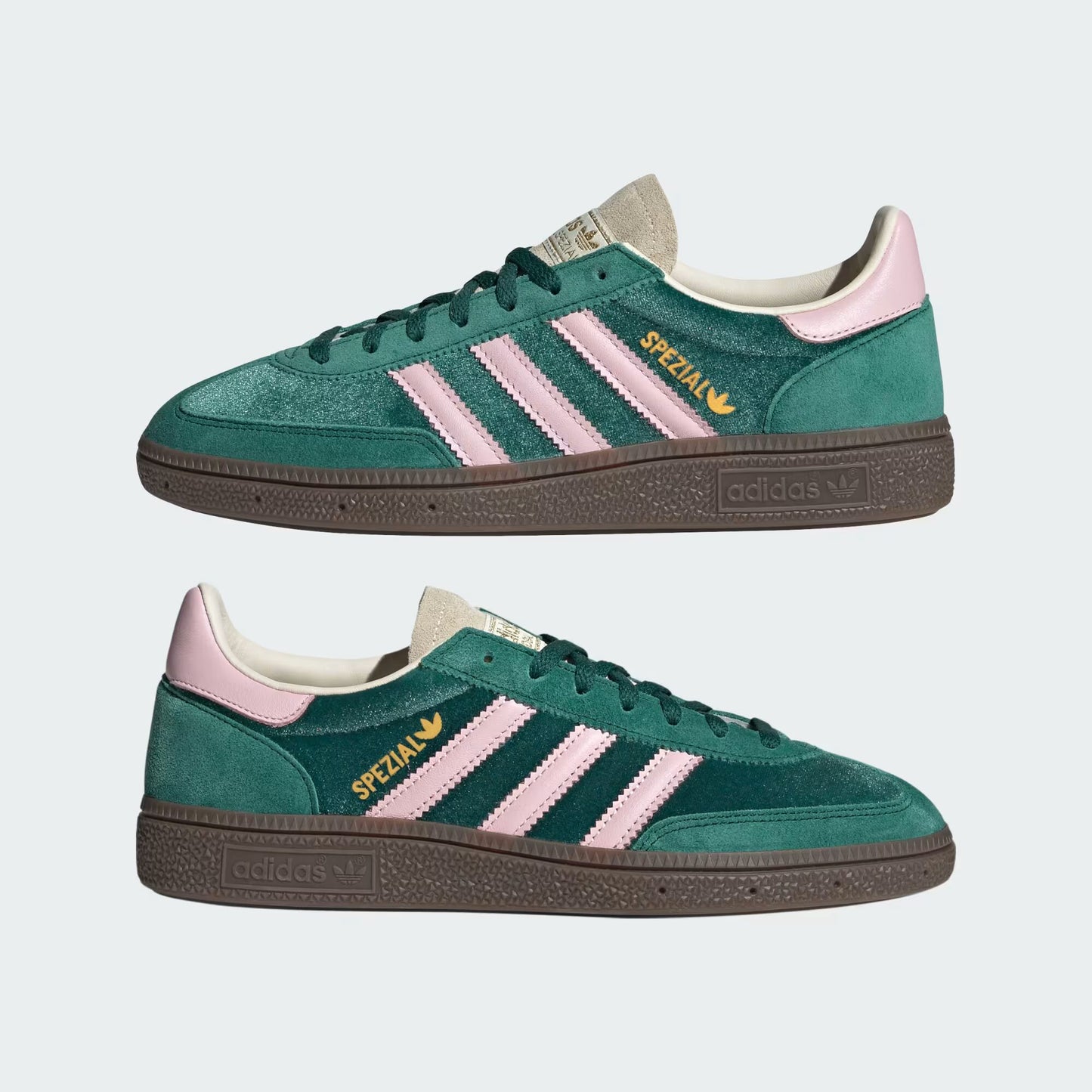 adidas Handball Spezial - Women's - Green Pink Velvet