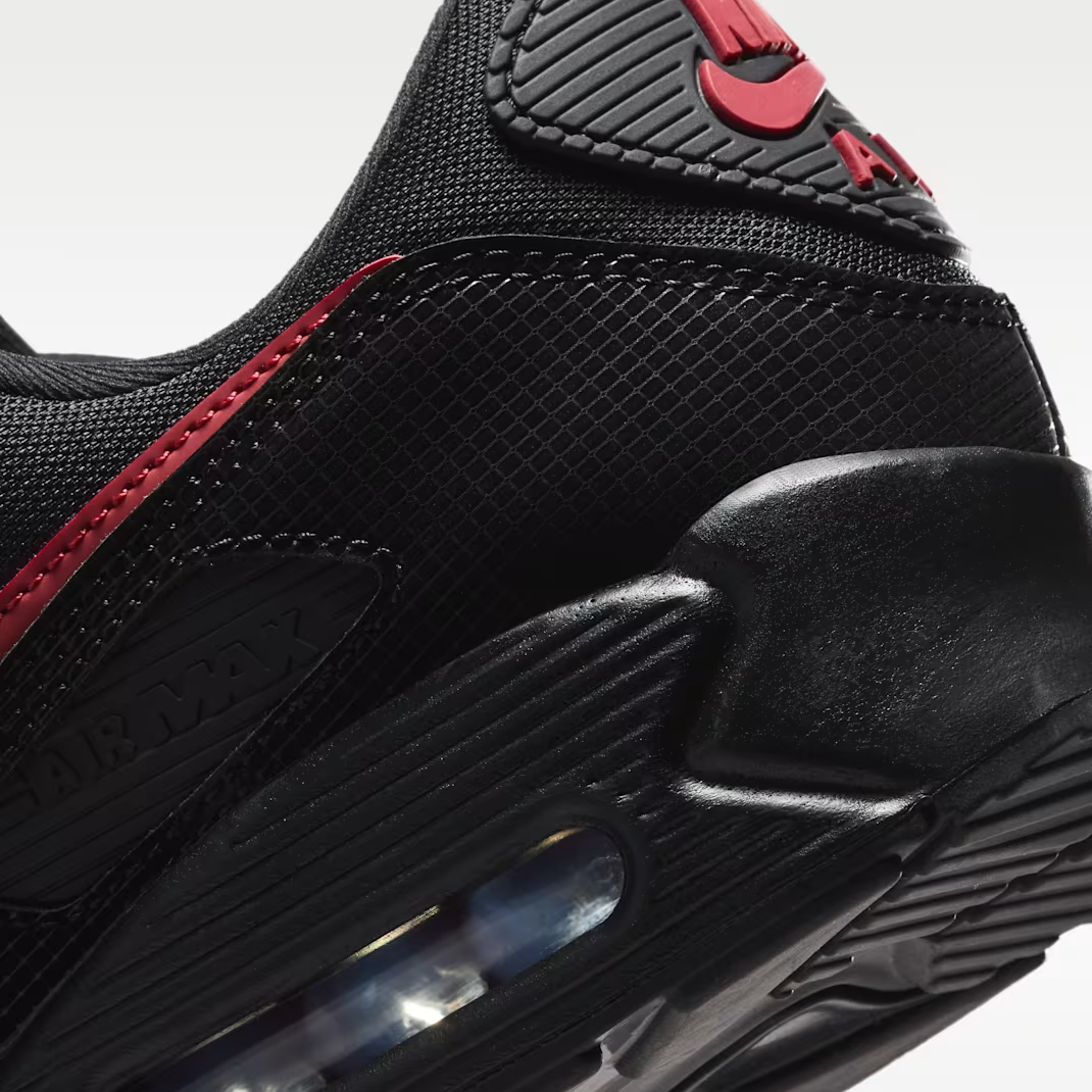Nike Air Max 90 - Unisex - Black Tough Red