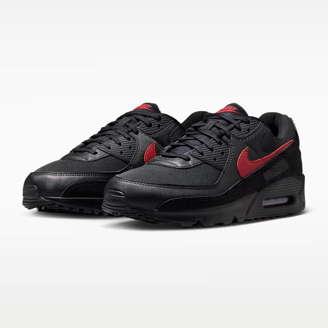 Nike Air Max 90 - Unisex - Black Tough Red