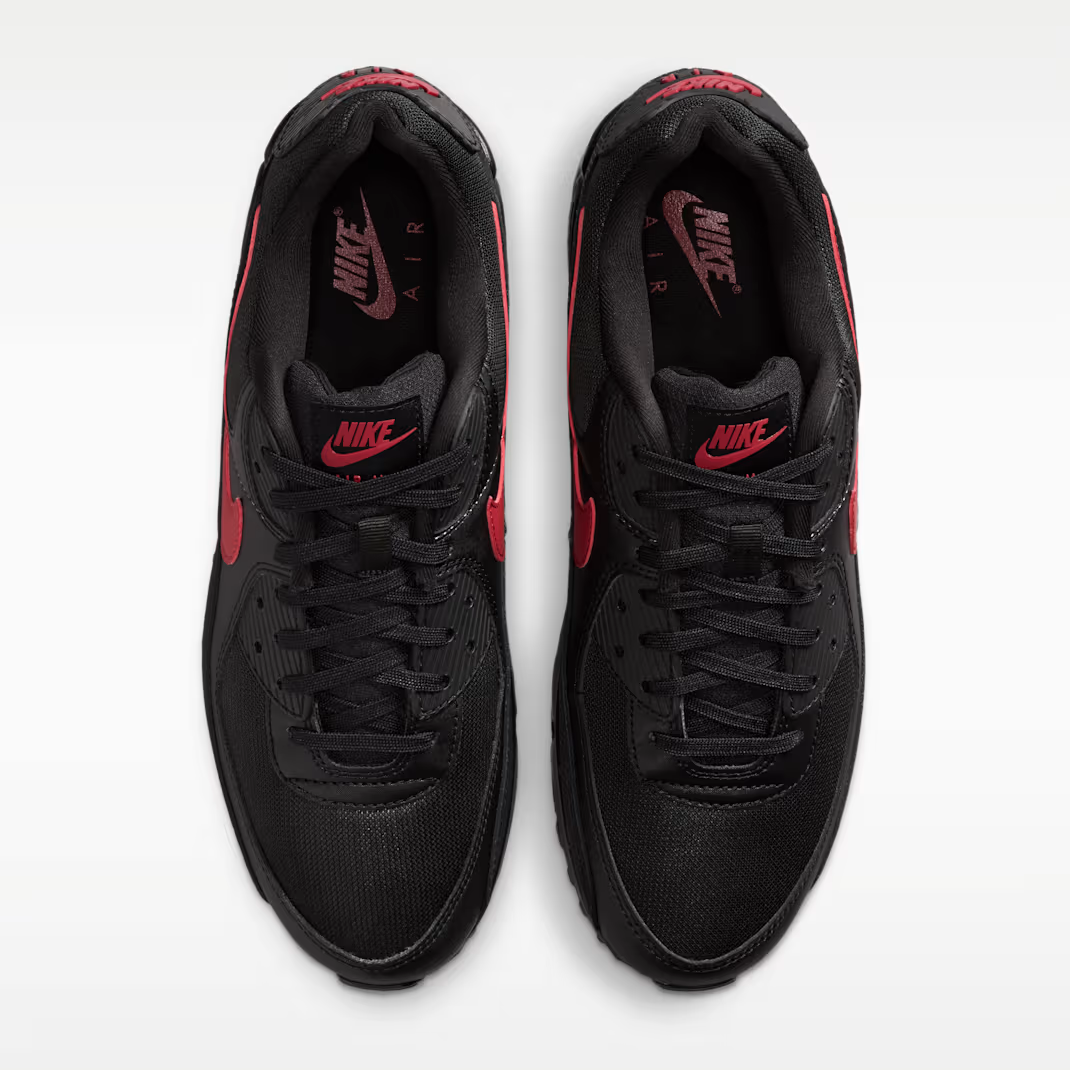 Nike Air Max 90 - Unisex - Black Tough Red