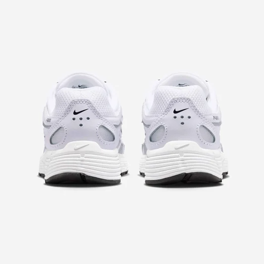 Nike P-6000  - GS - White Black Metallic Silver