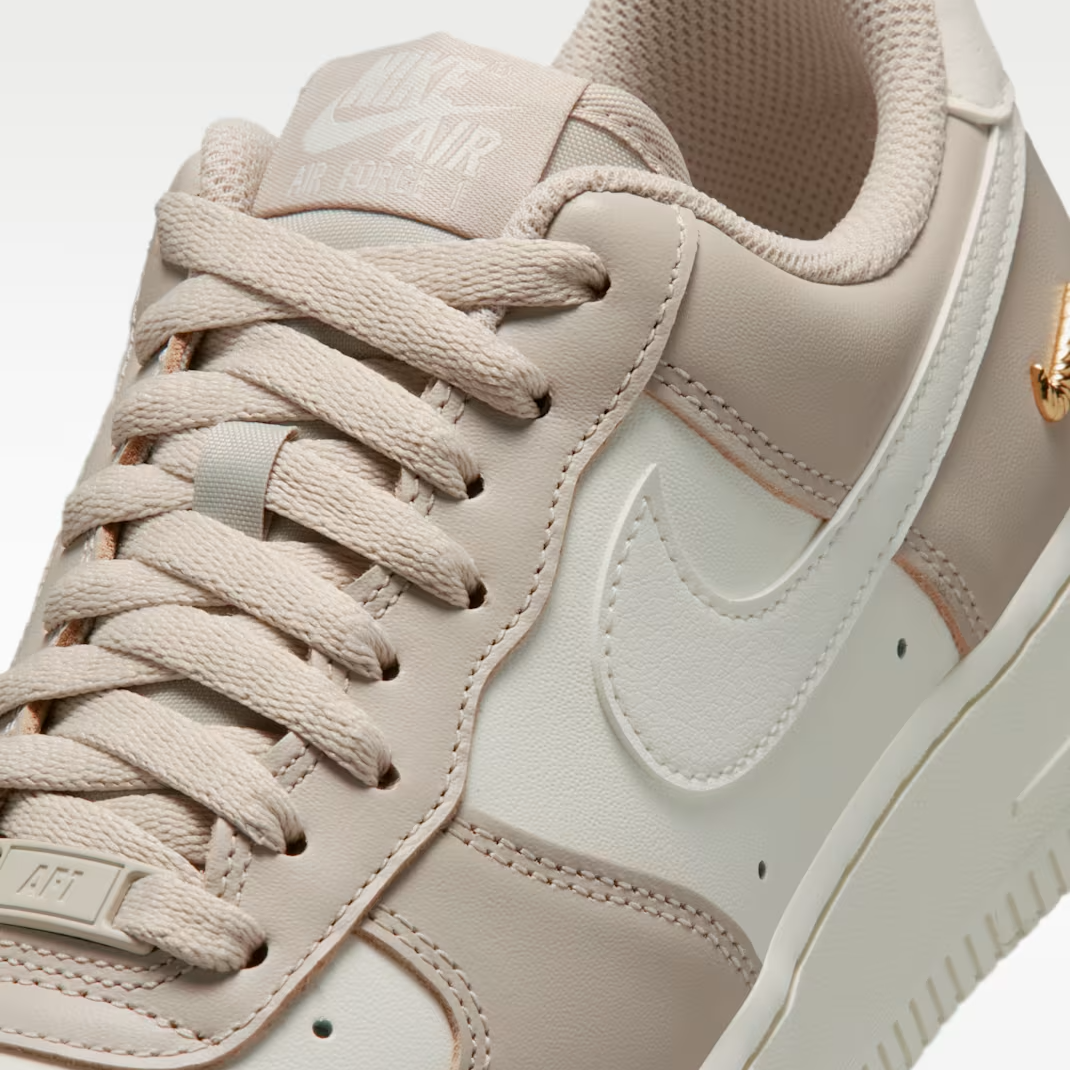Nike Air Force 1 - Women's - Sail Metallic Gold