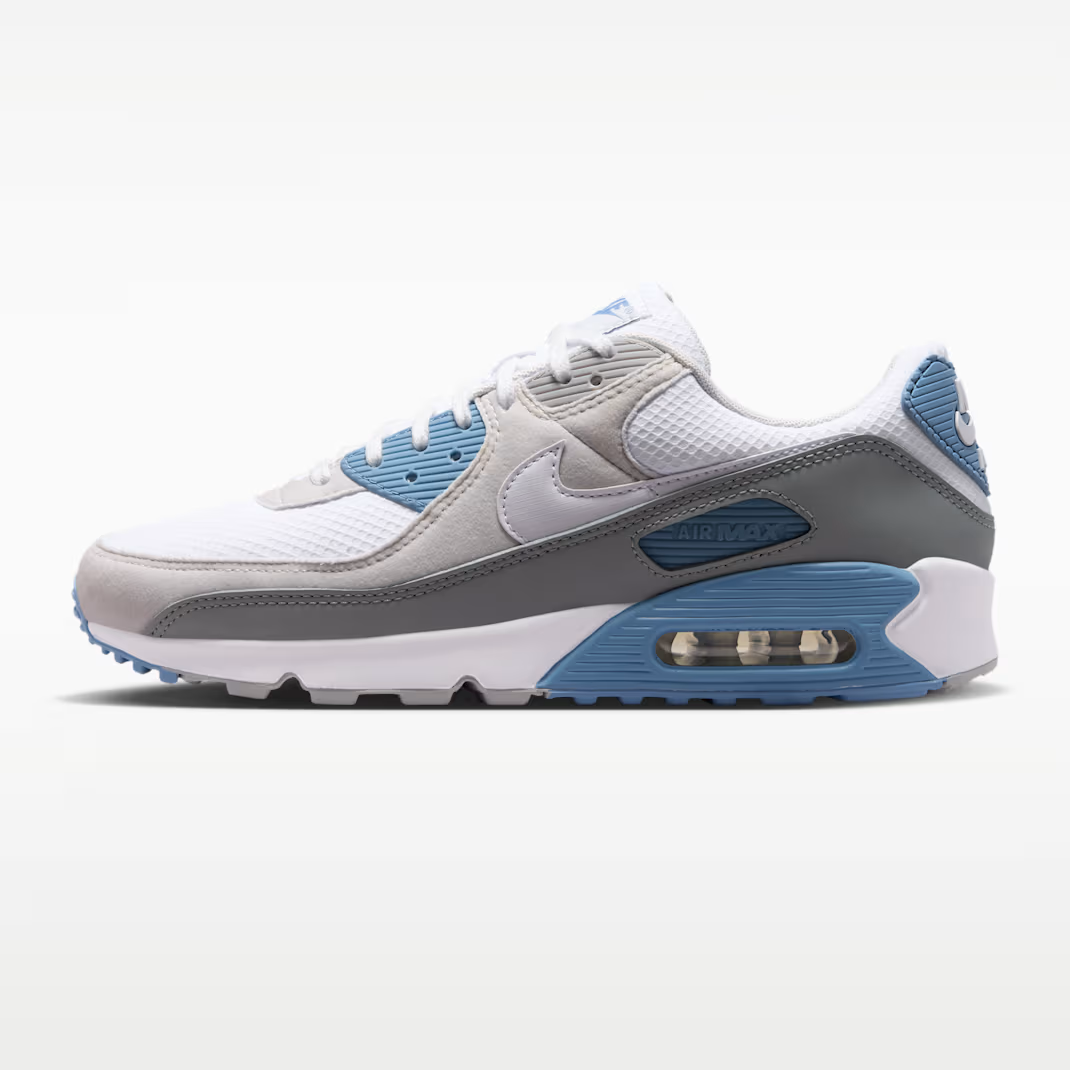 Nike Air Max 90 - Unisex - White Light Smoke Grey