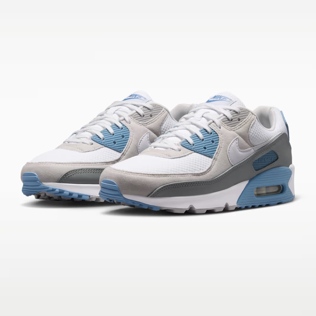 Nike Air Max 90 - Unisex - White Light Smoke Grey