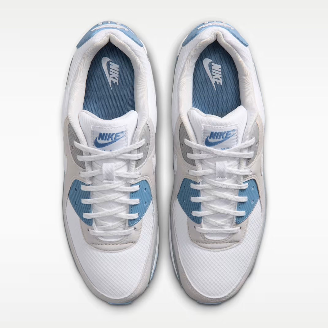 Nike Air Max 90 - Unisex - White Light Smoke Grey