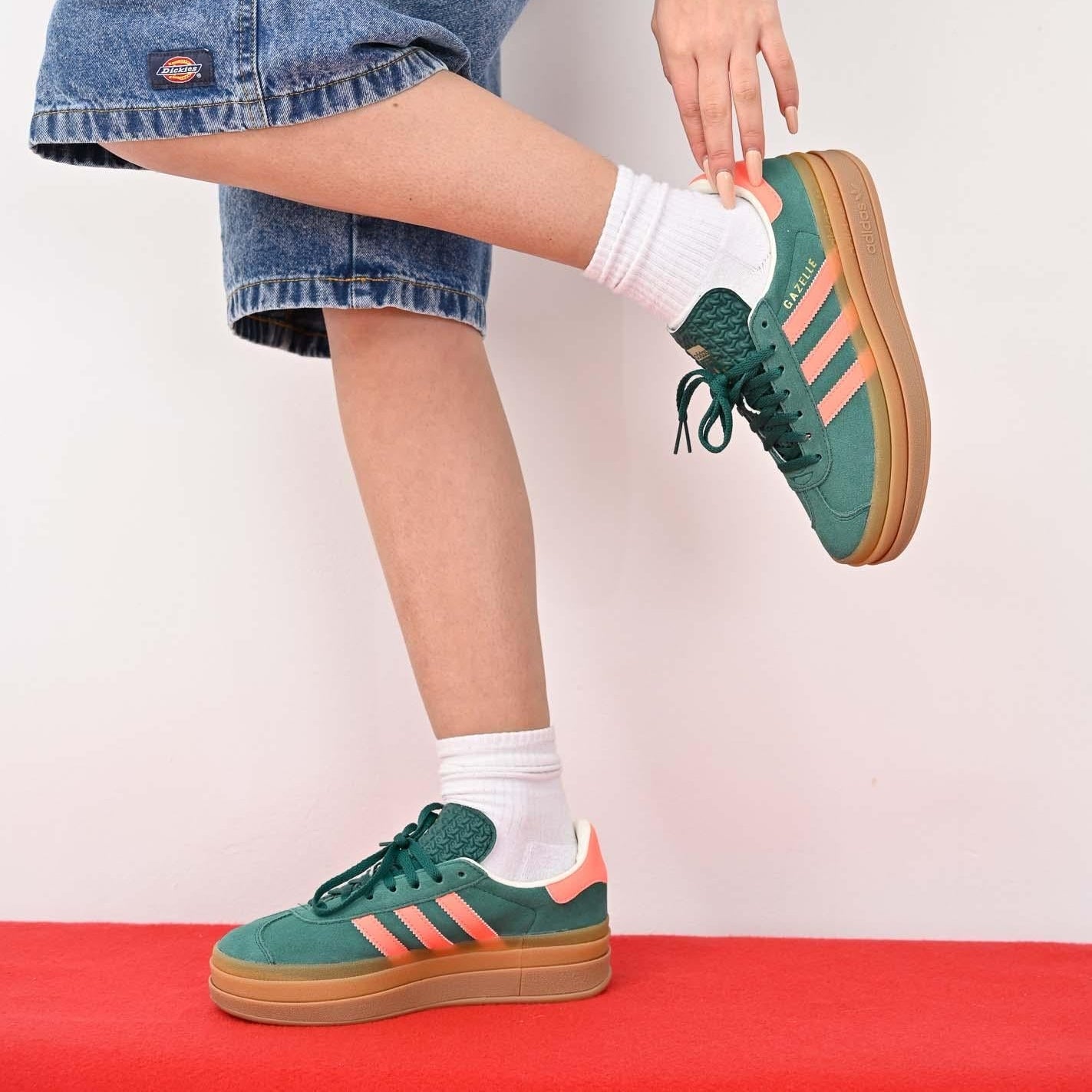 adidas Gazelle Bold - GS - Collegiate Green
