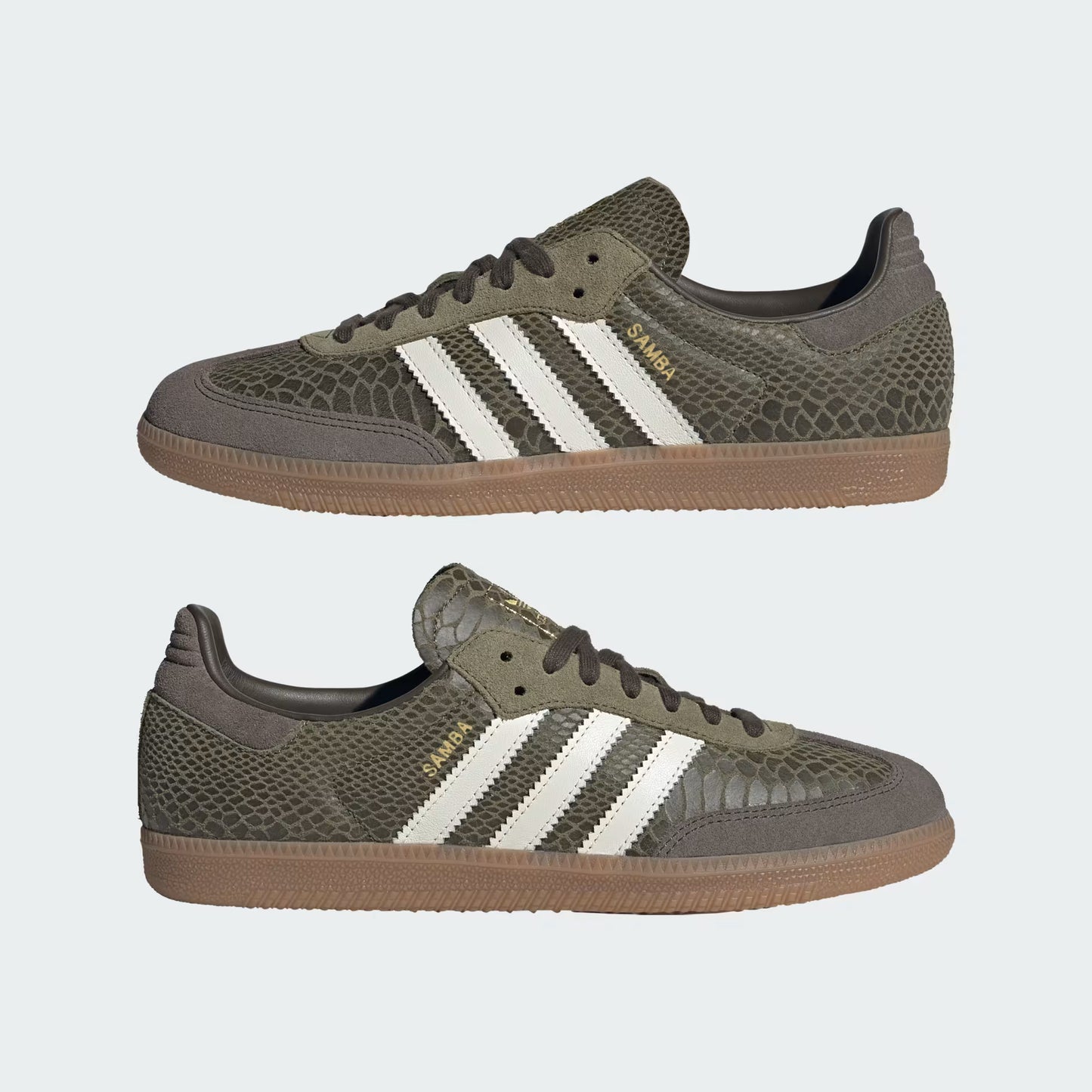 adidas Samba OG - Unisex - Focus Olive Off White