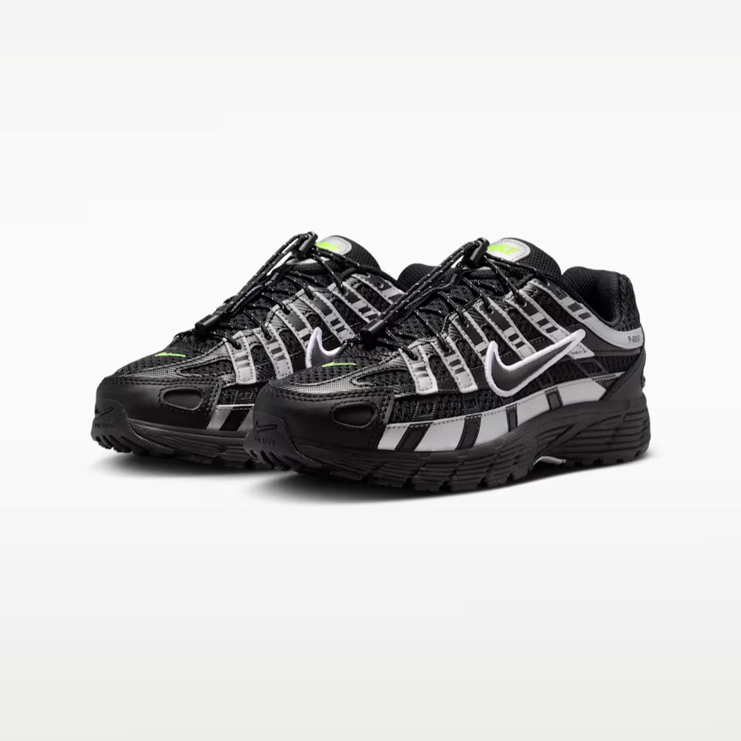 Nike P-6000 - GS - Black Metallic Silver