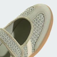 adidas Samba Jane Ballerina - Women's - Halo Green Warm Vanilla