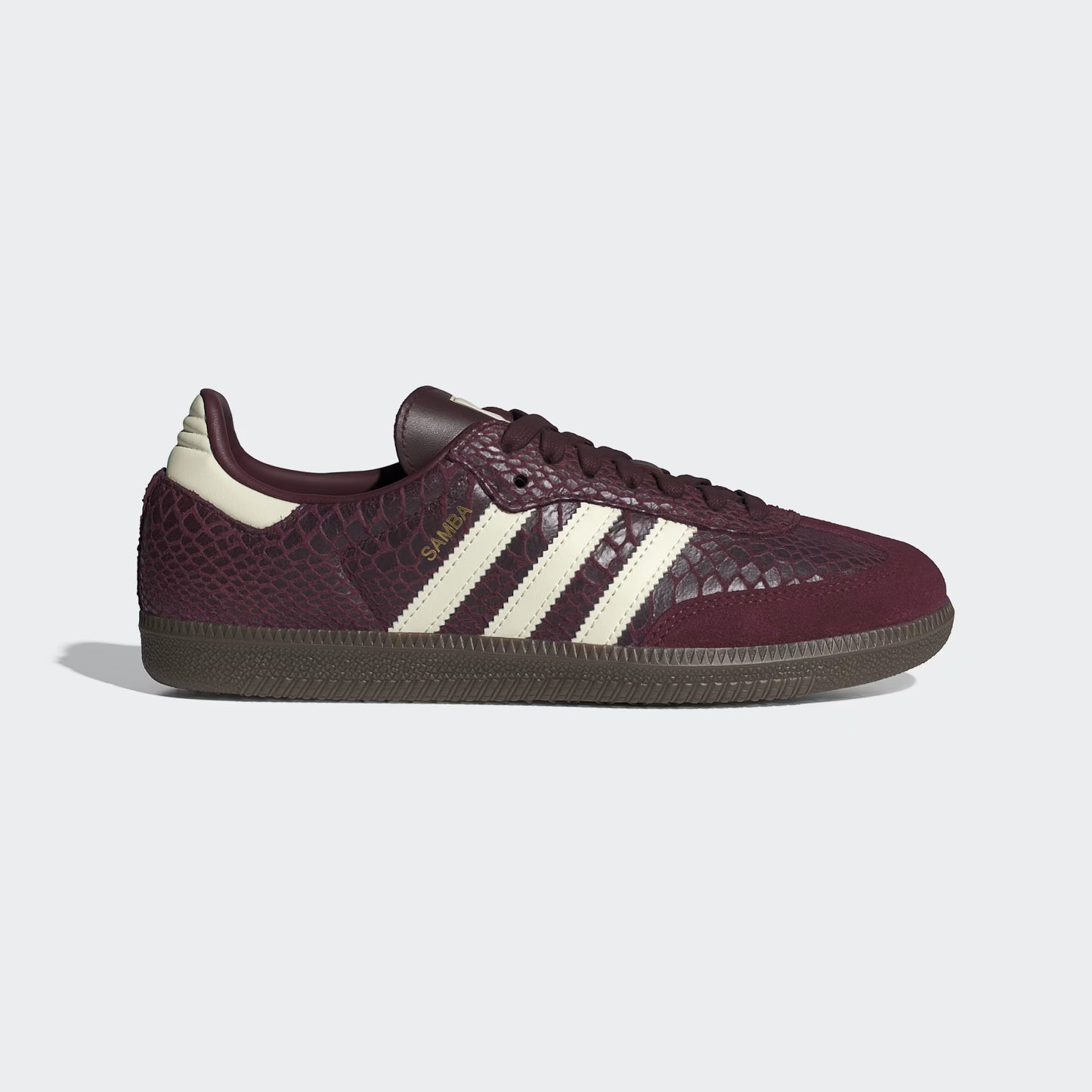 adidas Samba OG - Women's - Maroon Snakeskin