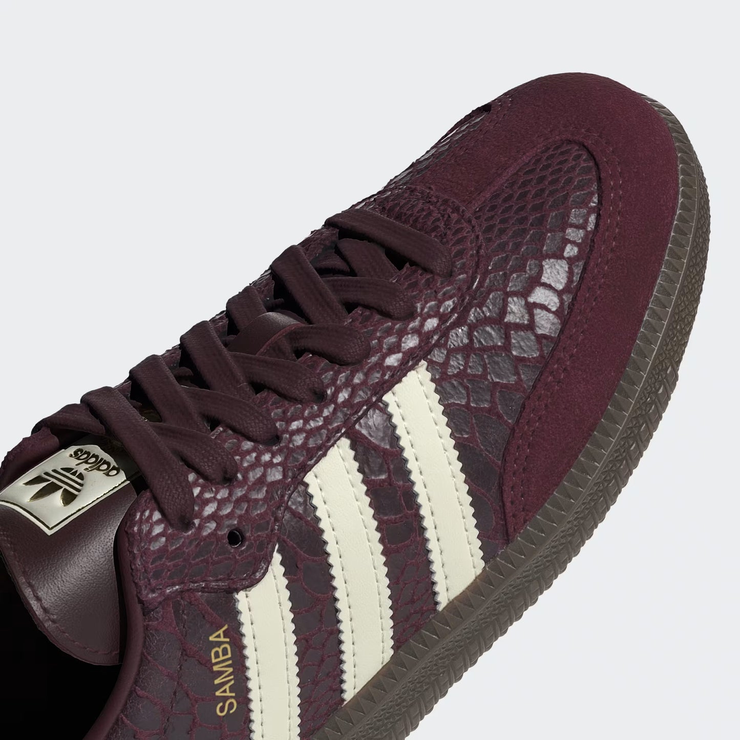 adidas Samba OG - Women's - Maroon Snakeskin