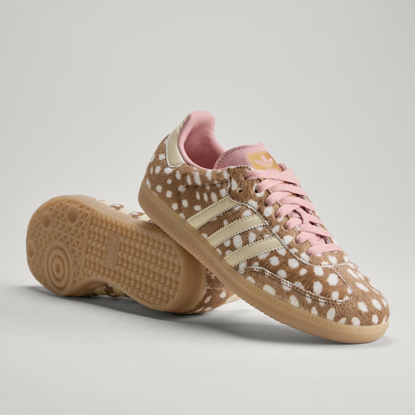 adidas Samba OG - Women's - Brown Desert Warm Vanilla Mauve